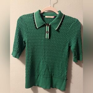 Scotch & Soda Emerald Textured Knit Blouse